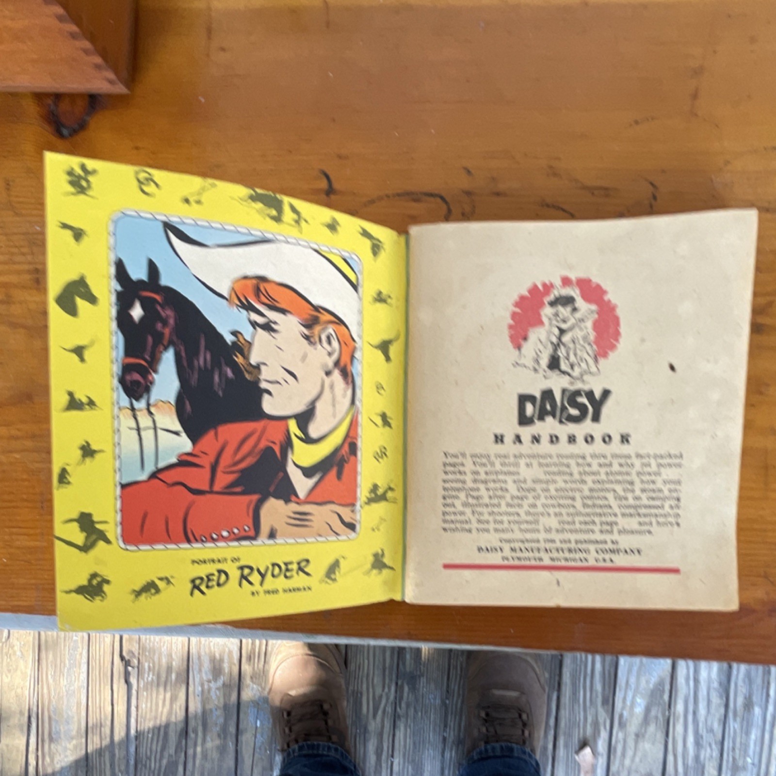 Daisy 1946 Handbook Red Ryder Buck Rogers Advertising Premium