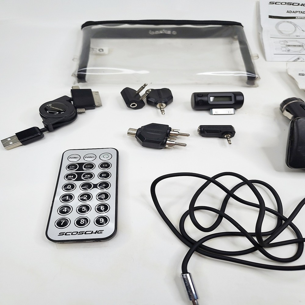 Scosche Universal Digital FM Frequencies Transmitter w/ SD Card Reader Tested