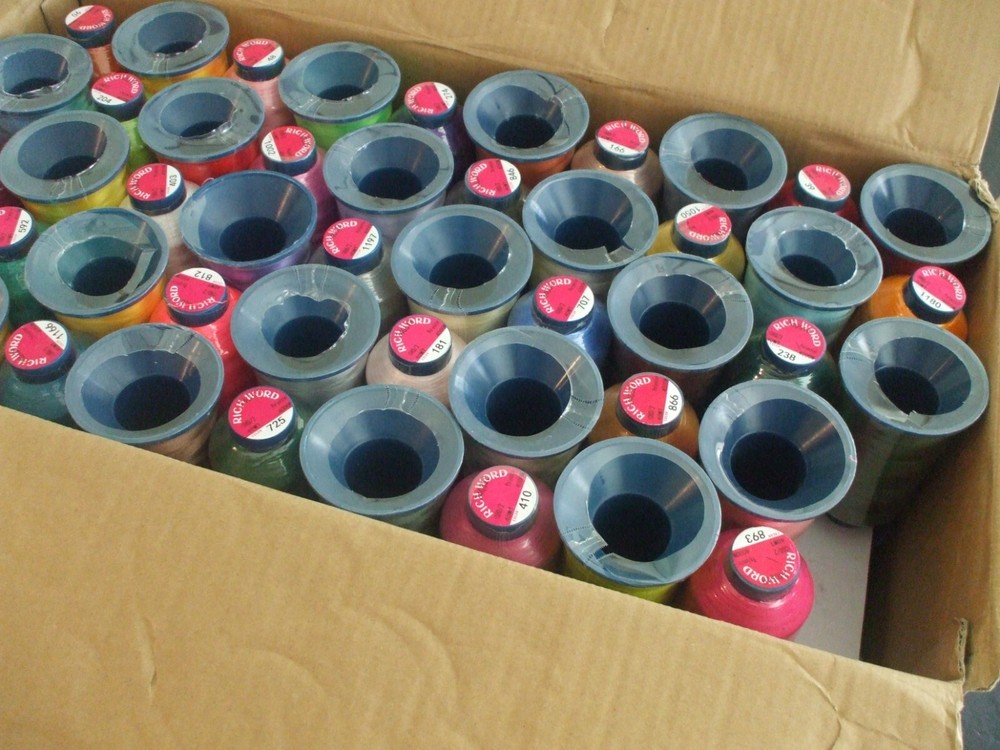 98 SPOOLS OF POLYESTER EMBROIDERY THREAD 40 WT