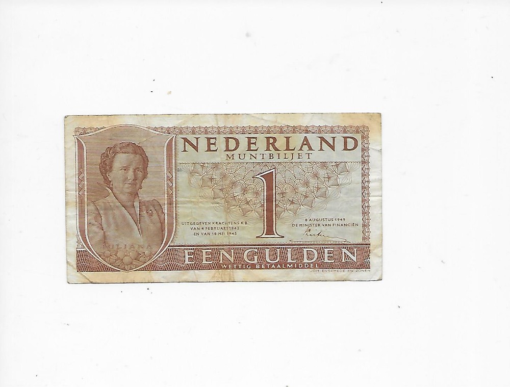 Netherlands 2 1/2 gulden note 1949  lot C