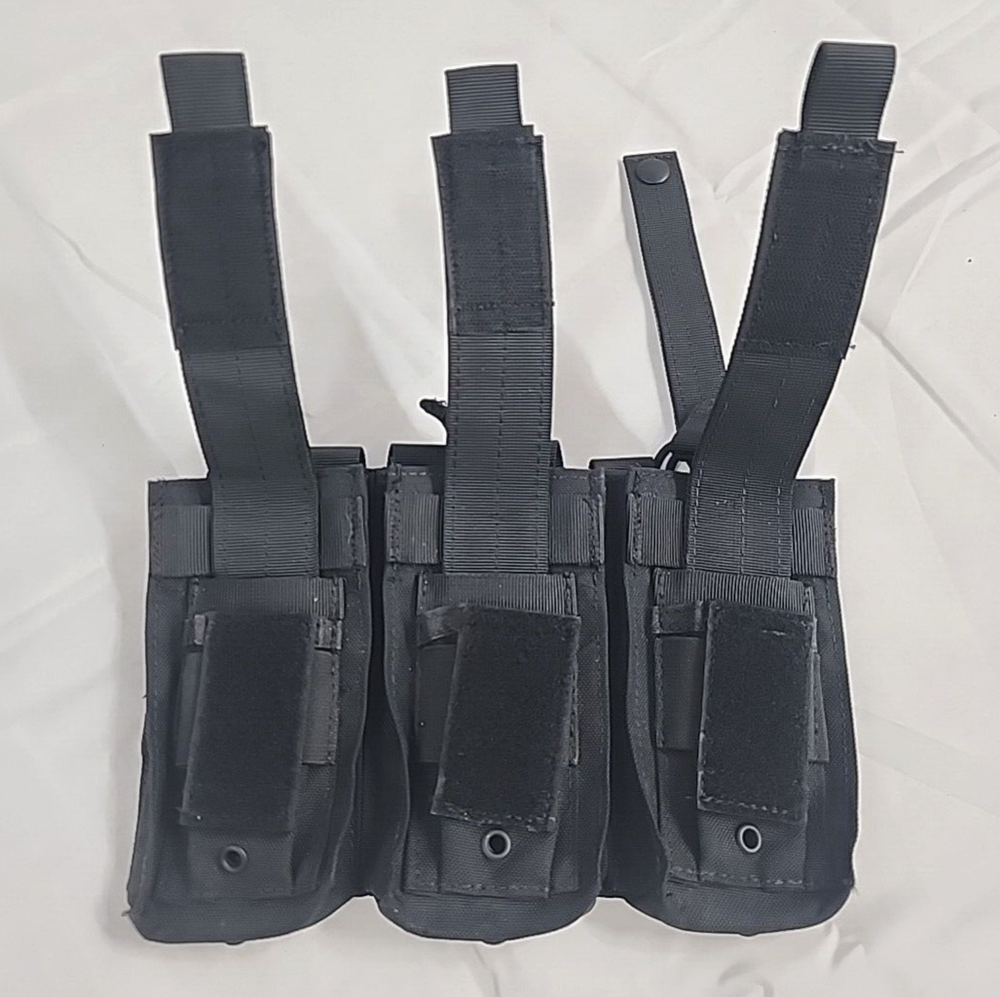 AWS Triple Kangaroo Pouch Only Black Cag Sof Devgru Seal