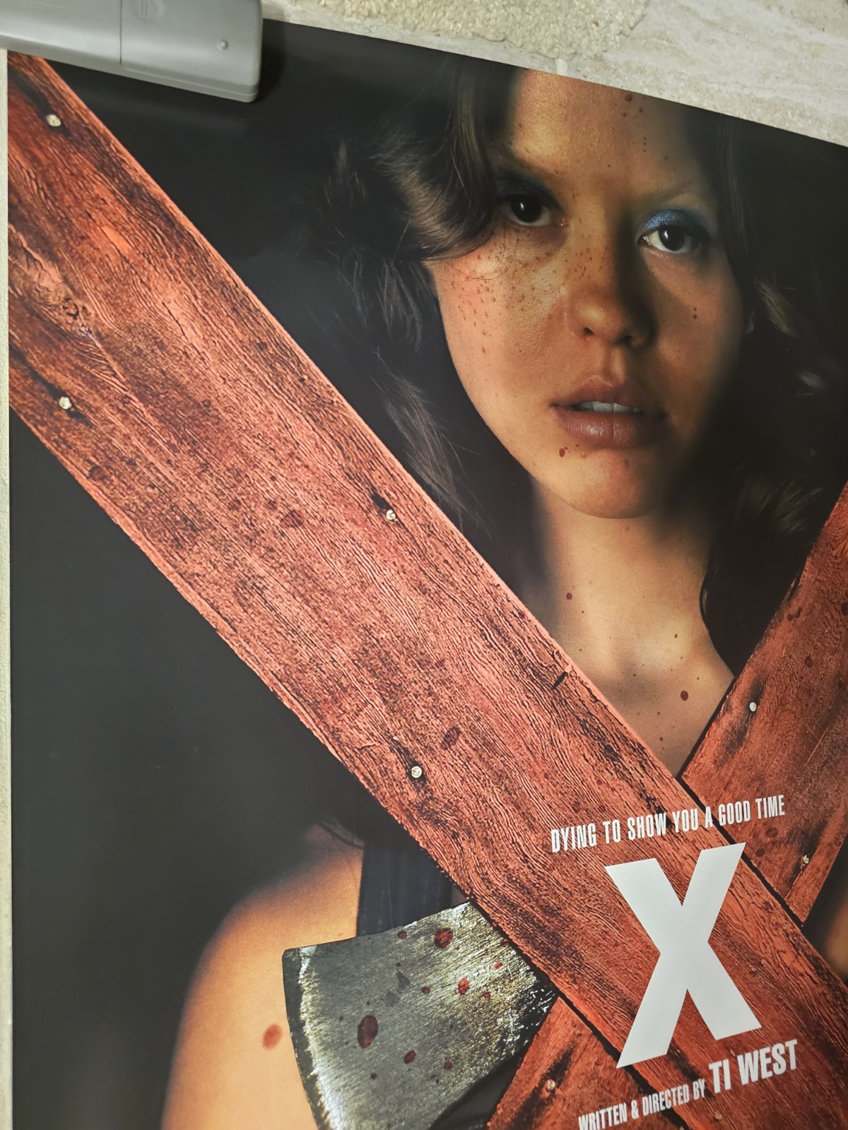 "X" Original D/S 27x40 Theater Movie Poster Mia Goth Jenna Ortega Brittany Snow