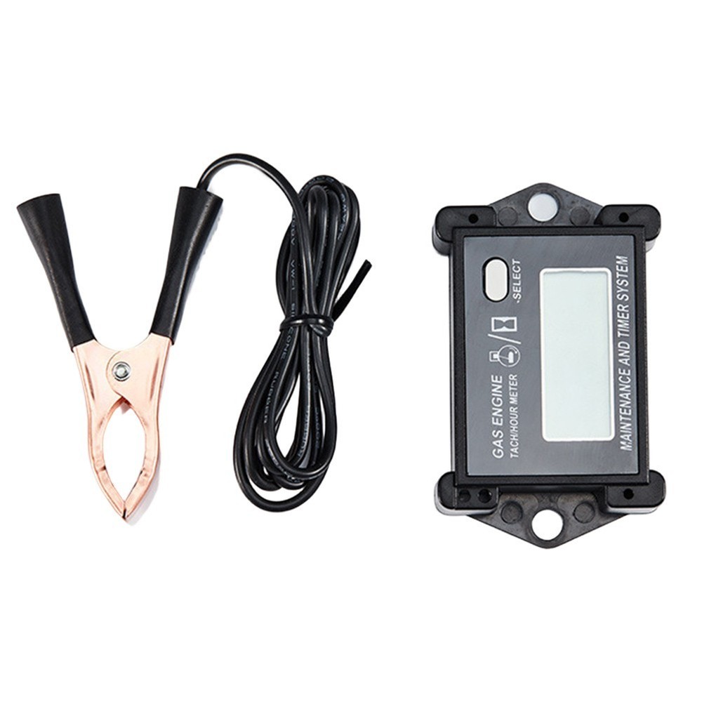 User Friendly Digital Tachometer Hour Meter for Motorcycle Maintenance Tracking