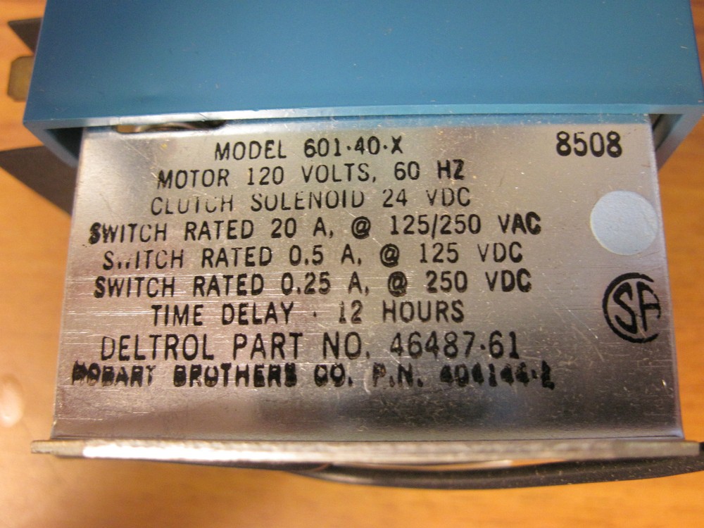 Hobart 601-40-X Timer 404144