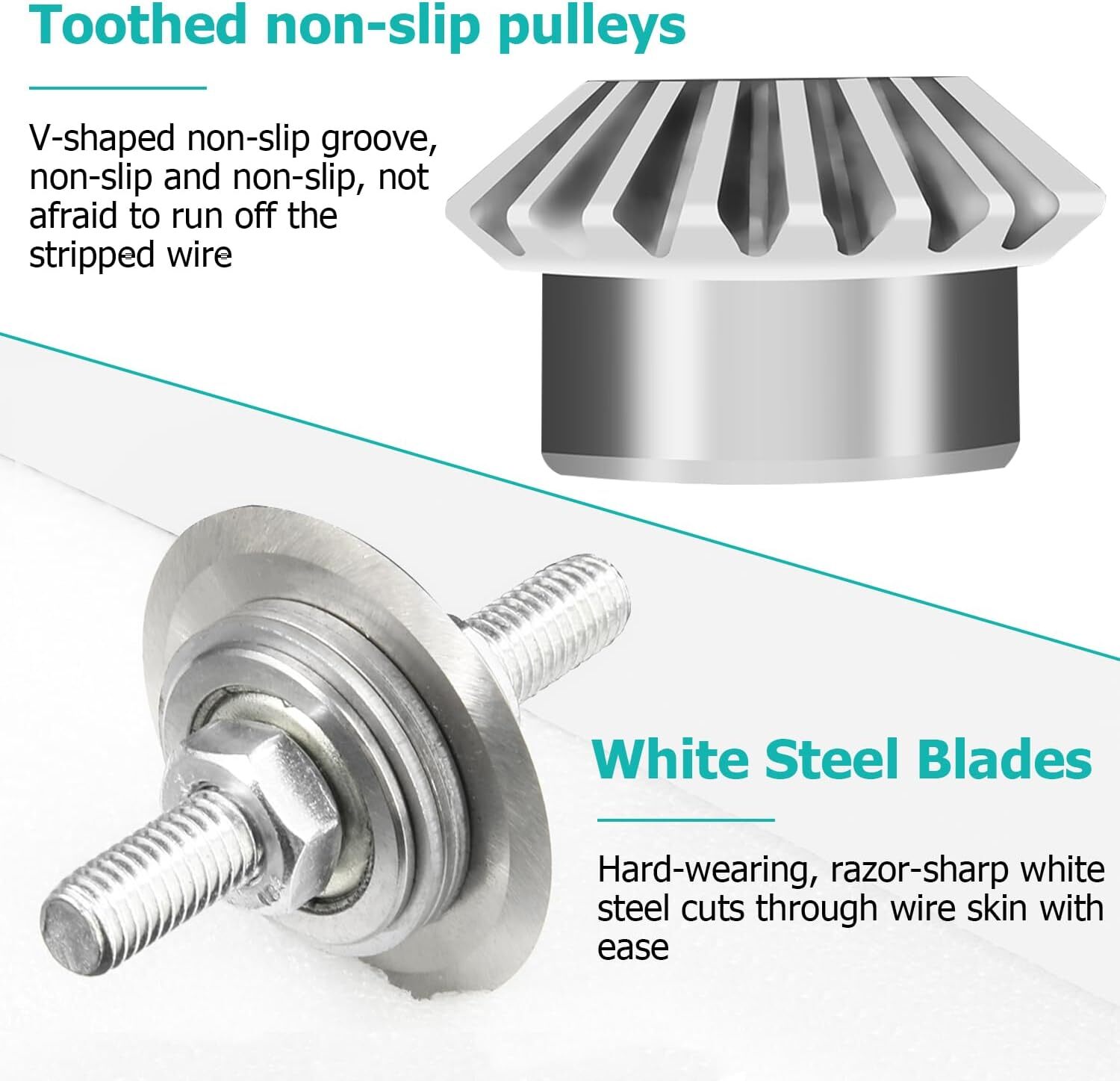 Maquina Para Pelar Cable Manual Taladro Alambre de Cobre 0.06 a 1" Pelacables