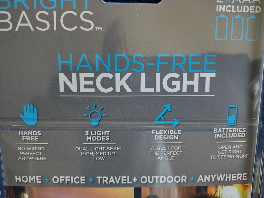 Hands-Free Flexible LED Neck Light By Bright Basics
