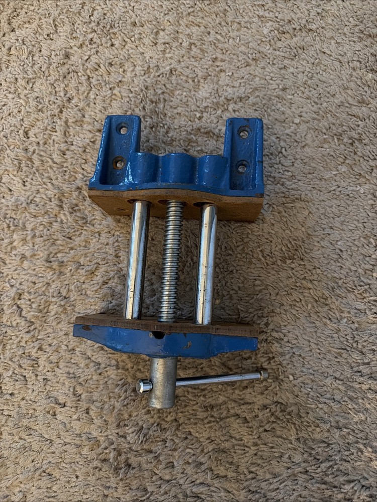 woodworking under bench vise