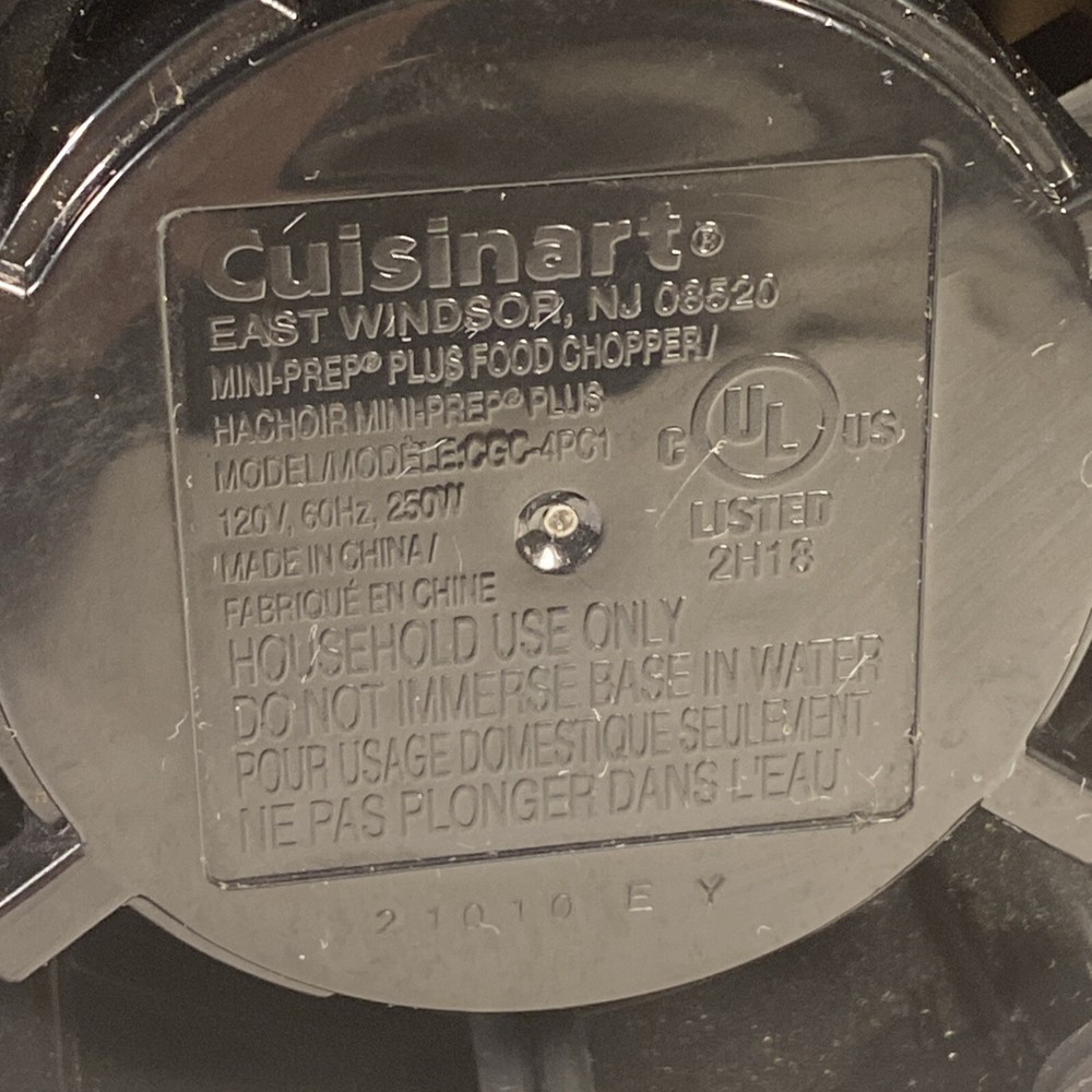 Cuisinart Motor Base Cgc-4pc1 Mini Prep Plus 4 Cup Replacement Works