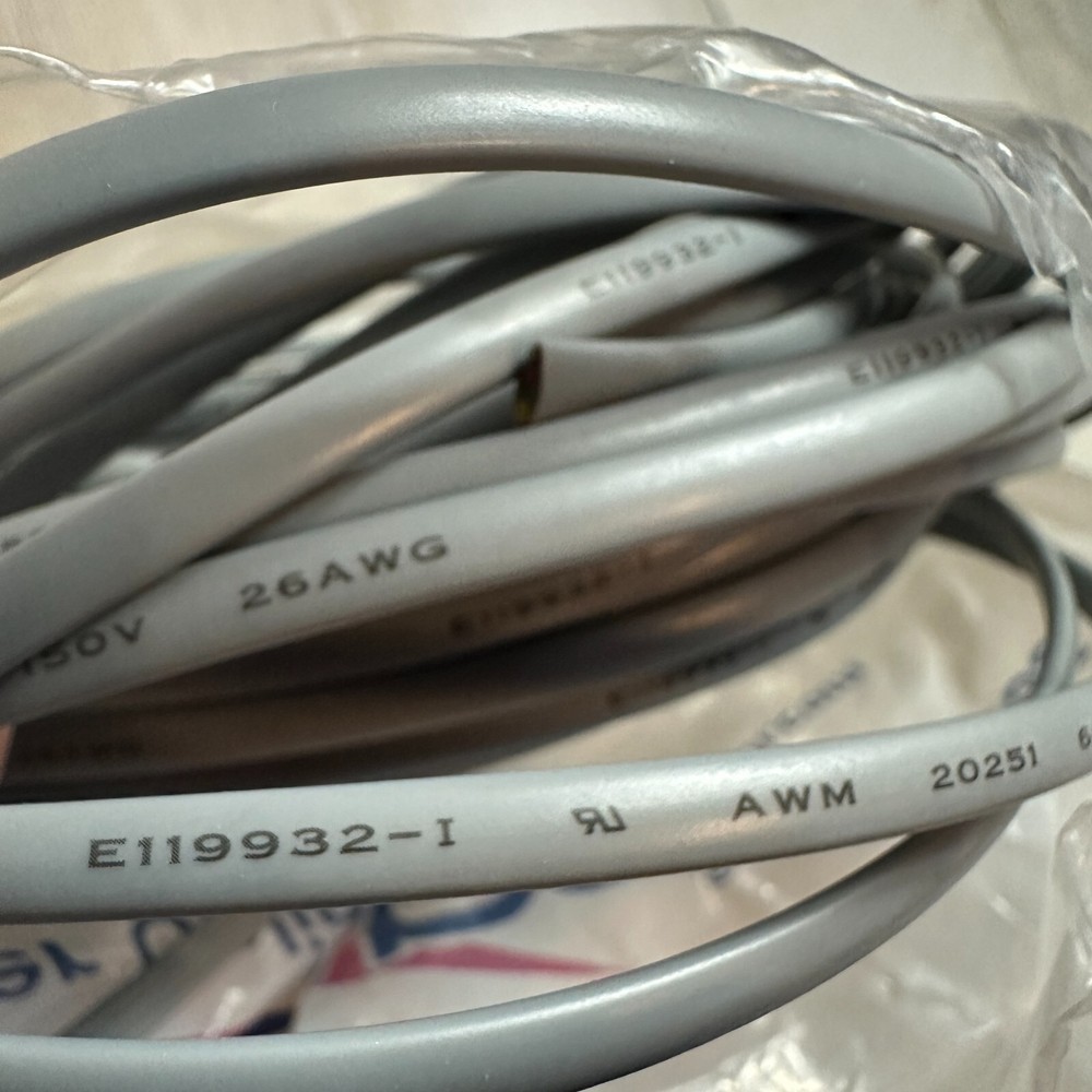 L-Com TDB4-100 26/4 PVC Flat Modular Cord, 55ft