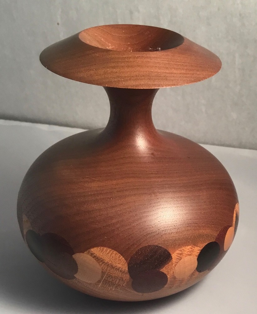 Robert Rosand inlaid vase