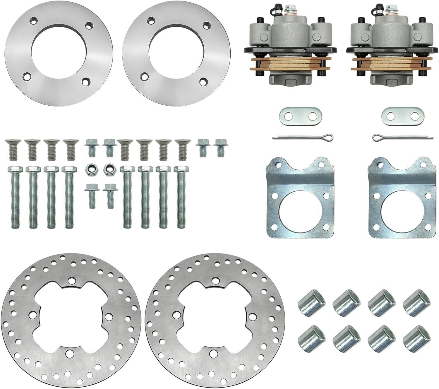 Disc Brake Conversion Kit Front for Honda Fourtrax 300 4x4 TRX300FW 1992-2000