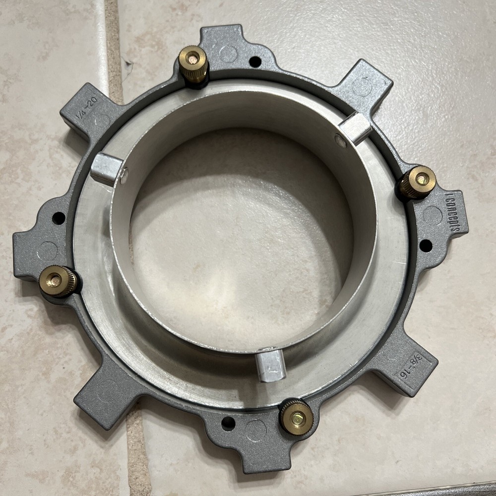 Pair Of Two Bowens Esprit Ring Adapter Only For Camera Flash