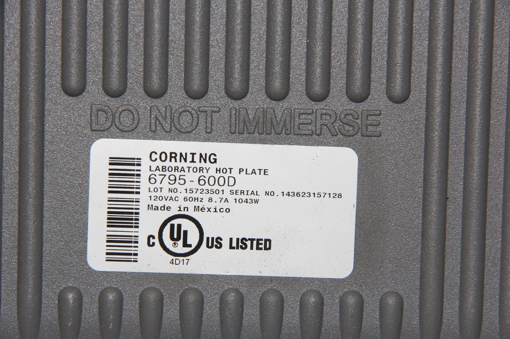 CORNING PC-600D Laboratory Hot Plate "TESTED" NO Cables