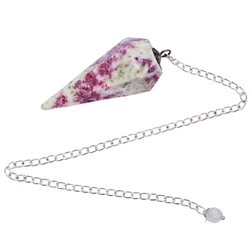 Cinnabarite Dowsing Crystal Pendulum