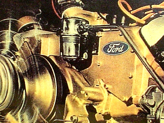 THREE VINTAGE 1960's FORD 427 OHC SOHC DRAGGIN ENGINE ADVERTISING PAPER POSTERS