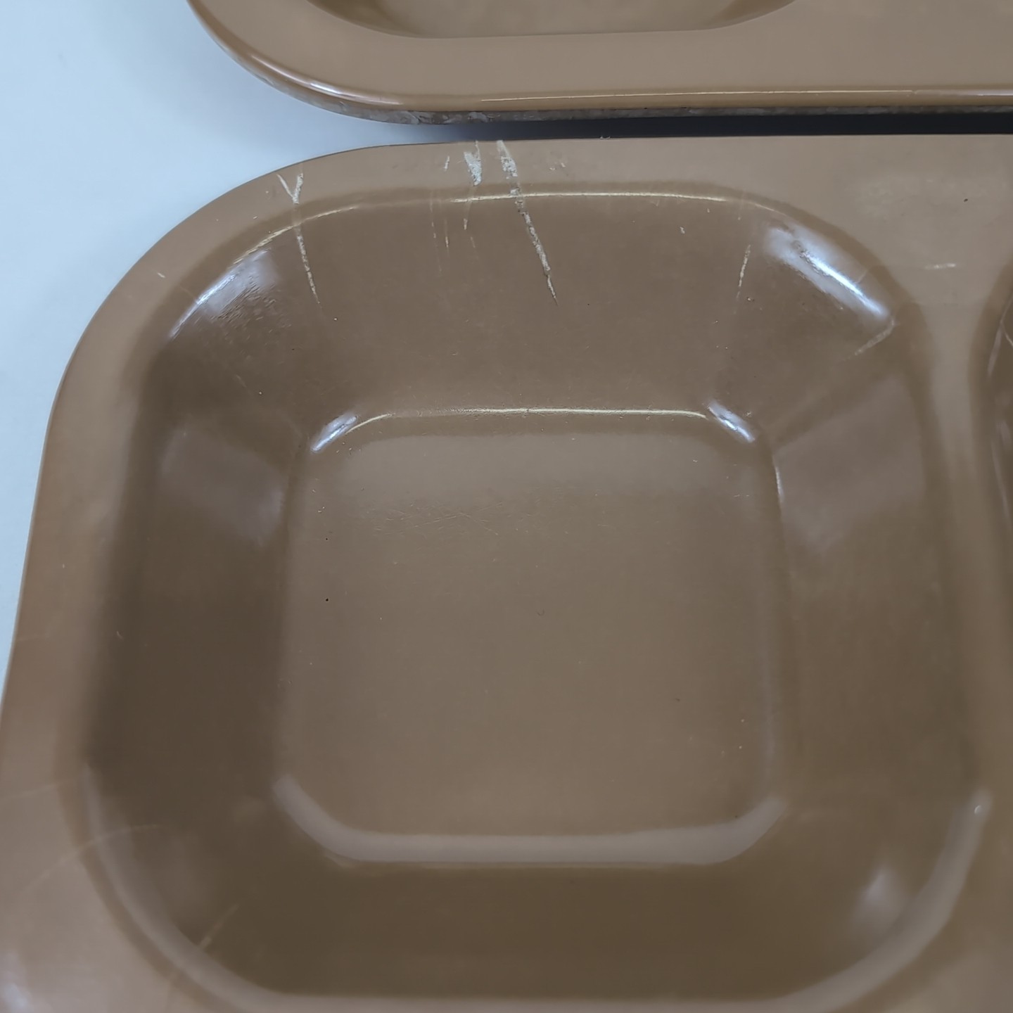 VTG Lot 4 KENRO Melamine Military Army Cafeteria Mess Hall Chow Camp Trays USA