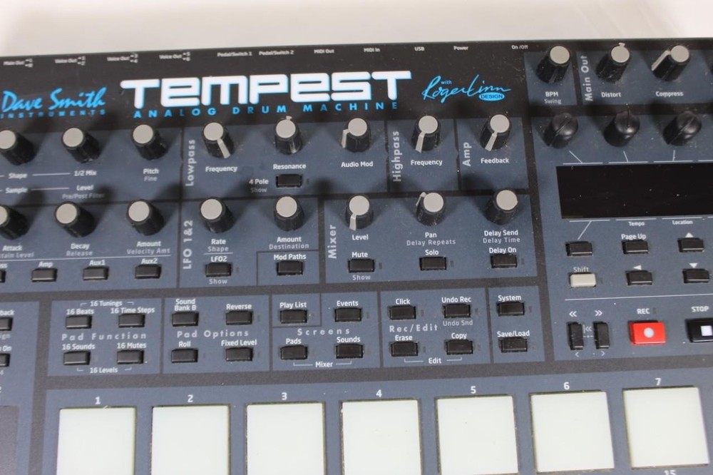 Sequential Dave Smith Instruments Tempest Analog Drum Machine, Roger Linn Design