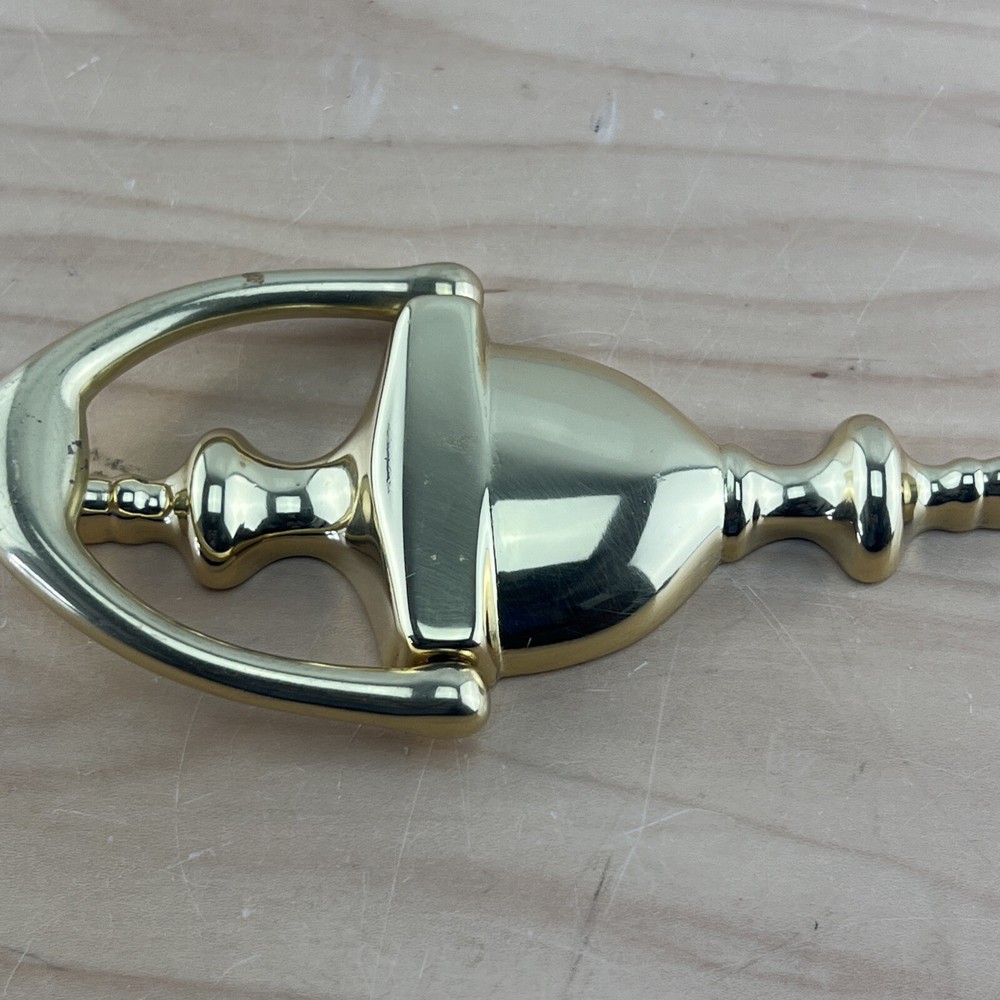 Vintage Solid Brass Door Knocker 6'' Tall
