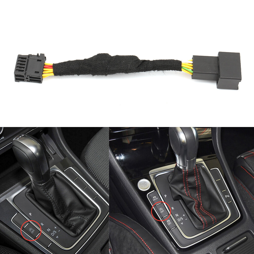 For VW Golf MK7 7.5 Automatic Stop Start Engine System Cable Plug Eliminator Kit