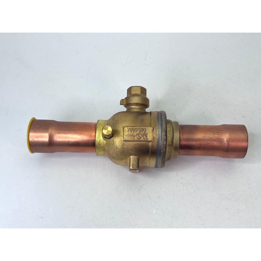 KeepRite Ref 48 Bar 158BVT Refrigeration Ball Valve 700PSIG Copper