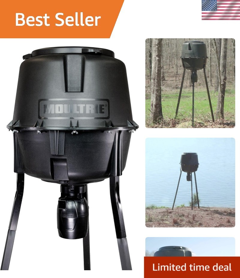 Easy Fill 30-Gallon Directional Fish Feeder with Durable Construction - Moultrie