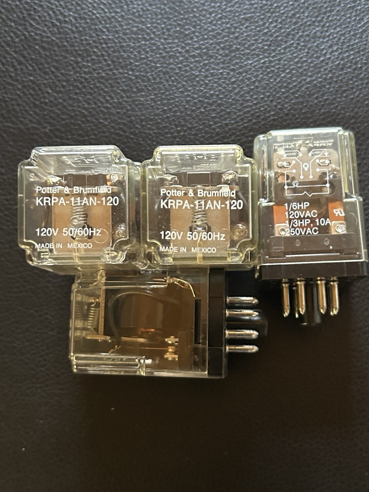Potter & Brumfield KRPA-11AN-120 Relay 120V 50/60Hz Lot of 4