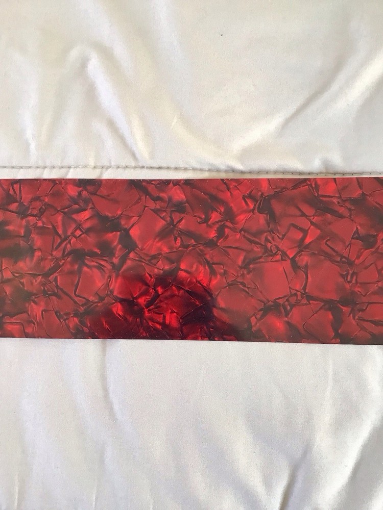 Red Diamond Pearl drum wrap