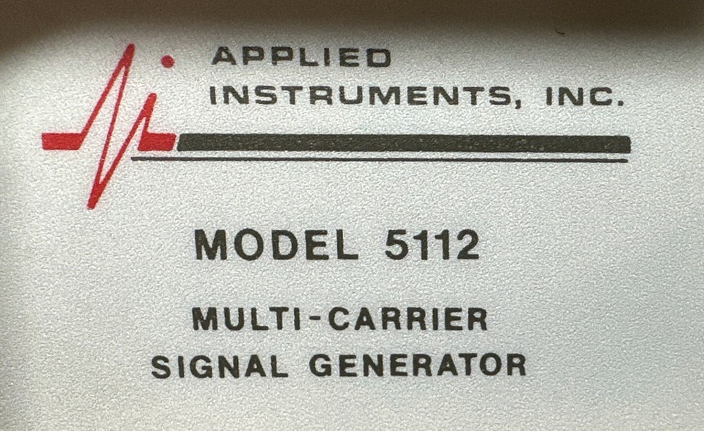 Applied Instruments Model 5112 Multi-Carrier Signal Generator