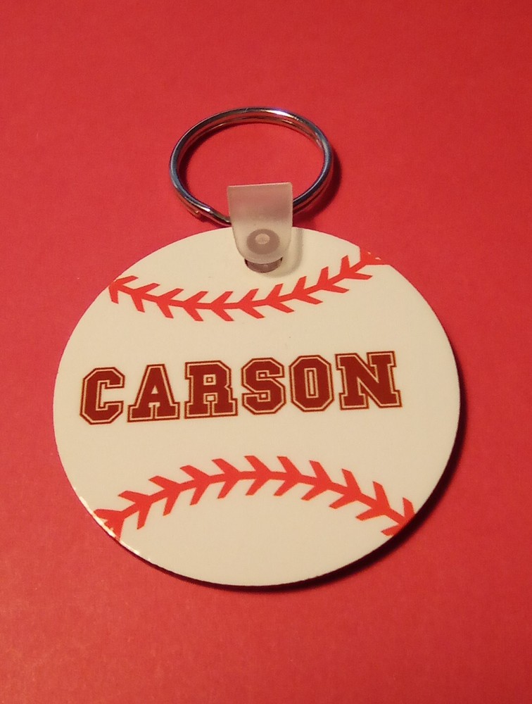 CARSON BASEBALL LOGO KEYCHAIN GREAT FOR ANY COLLECTION!