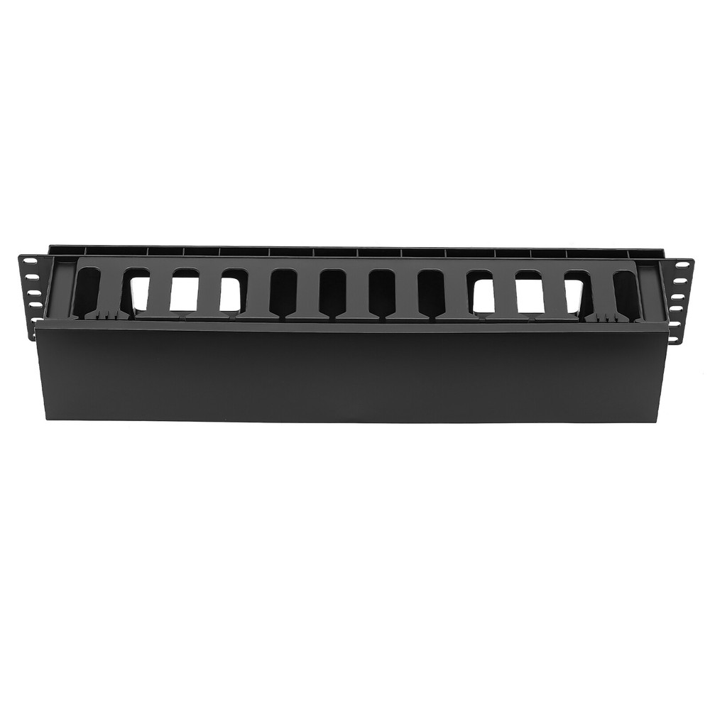 4-Pack Horizontal Cable Organizer for 19-Inch Racks - Efficient Management