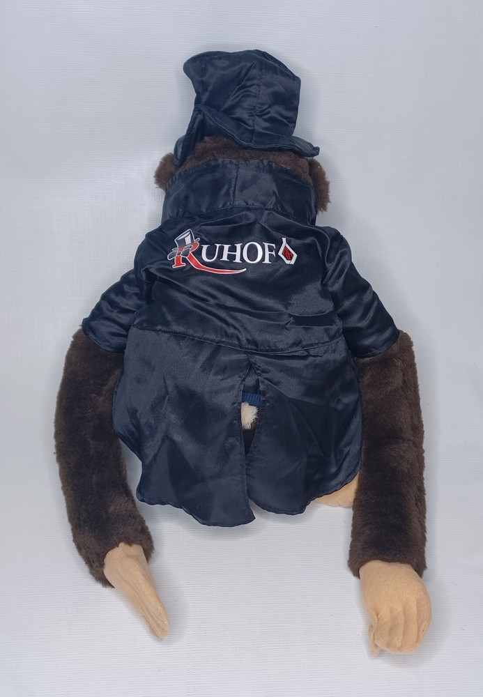 RUHOF Plush Monkey Hand Puppet Squeaks 2024