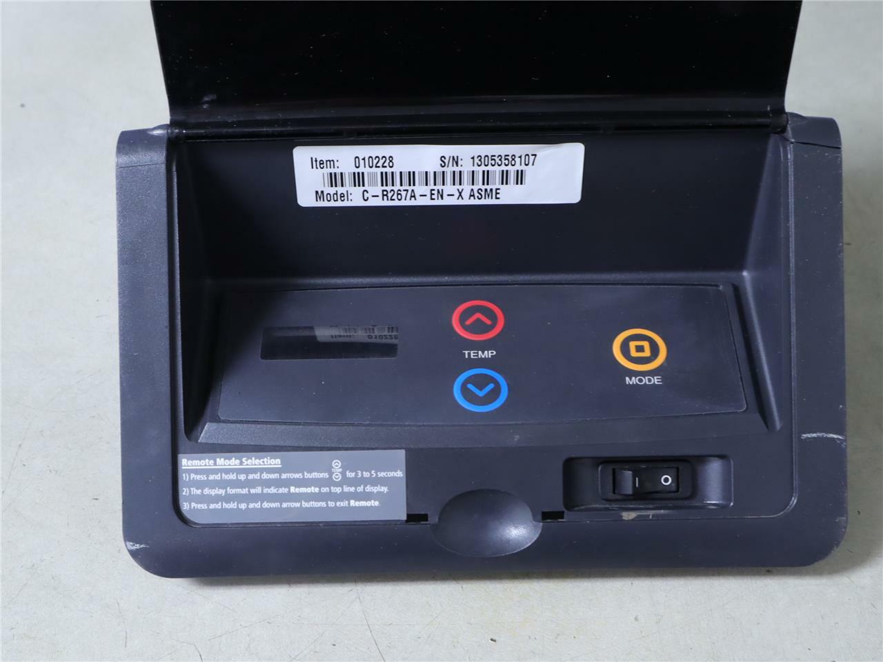 RAYPAK Control Bezel Housing w/ Decal and Switch C-R407A-EN-X