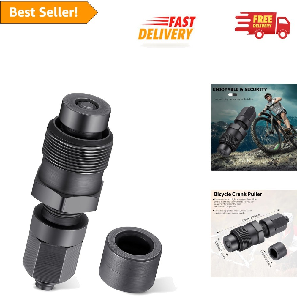 Lightweight Bicycle Crank Puller with Dual Function Cap - Essential Cycling Tool