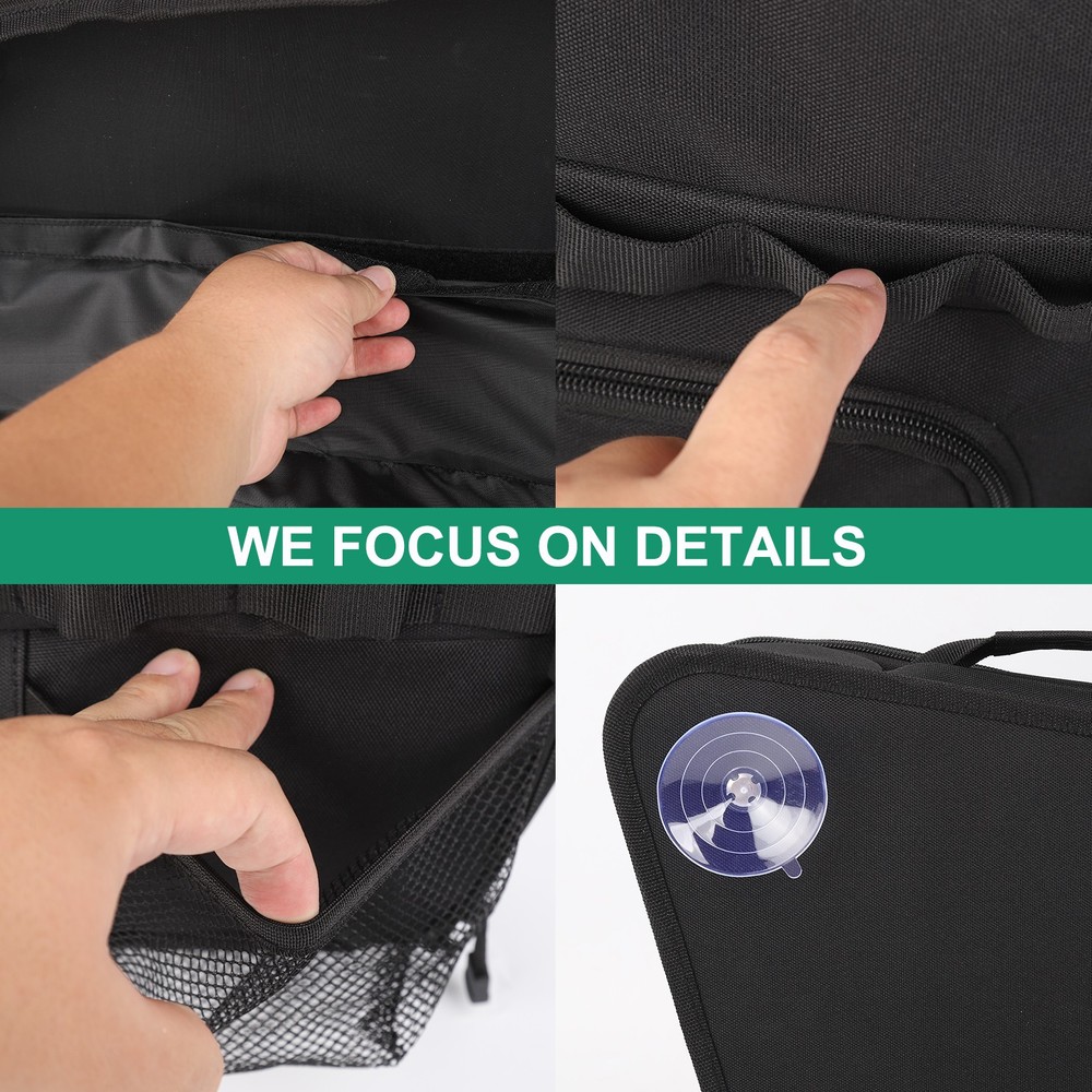 2PCS Black Tailgate Window Package Bag For BJ60 2022+
