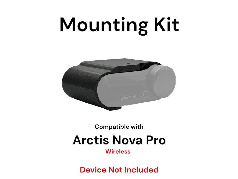 Desk Mount Kit for SteelSeries Arctis Nova Pro Wireless Hub - Mounting Bracket