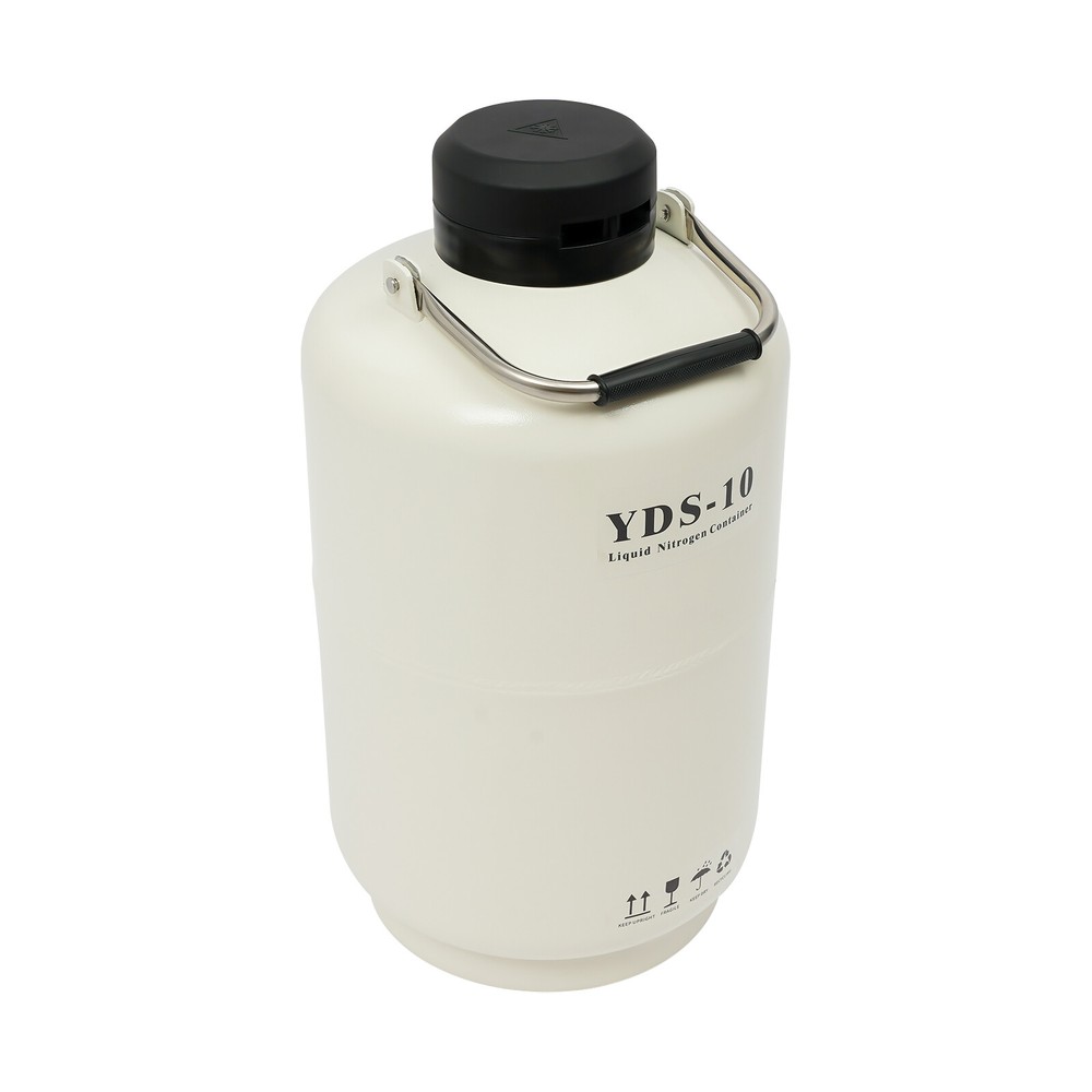 10L Liquid Nitrogen Container Liquid Nitrogen Tank Nitrogen Cryogenic Container