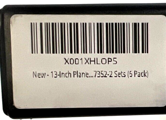 13-Inch Planer Blades DW7352-2 Sets (5-Pack)