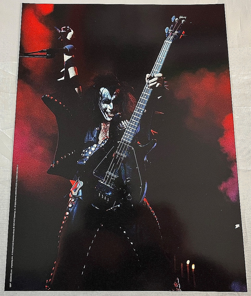 KISS Alive! 4 Live Color Glossy Photos 50th Anniversary Box Set 9"X12" Pictures