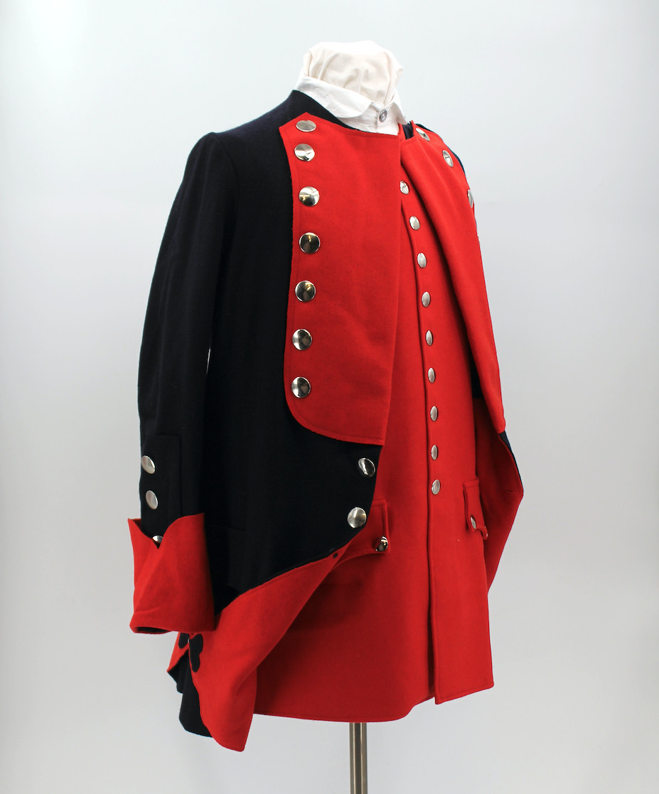 French & Indian War Blue & Red Regimental Coat Size 42 / Large