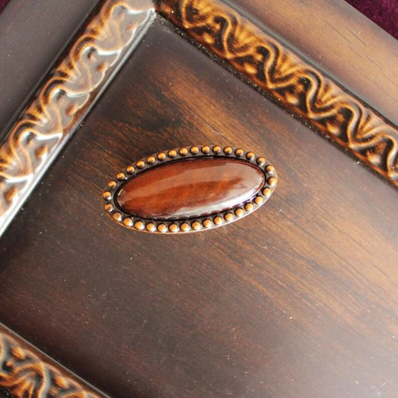 Chic amber Drawer Pull Handles Dresser Knobs Antique Kitchen Cabinet Door Handle