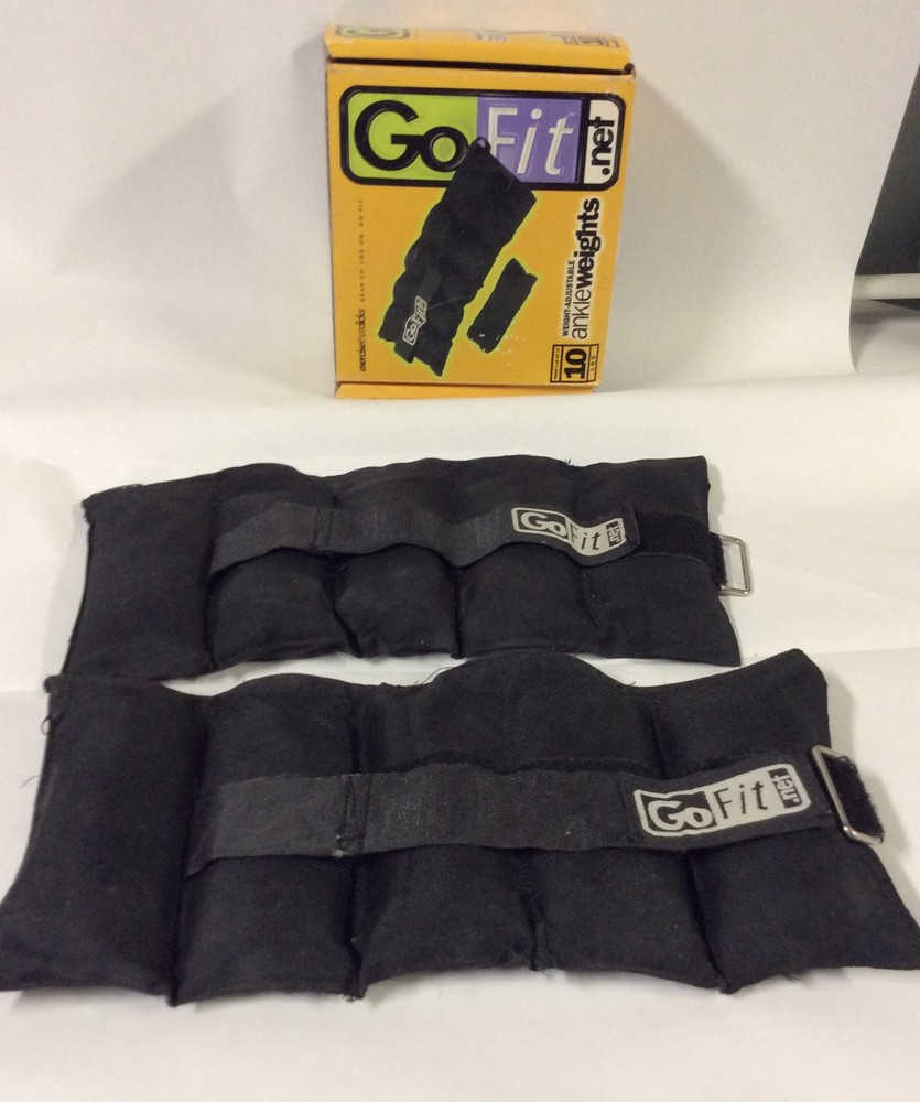 ankle weights Adjustable Weights 1-5 LB Each Ankle  Go Fit