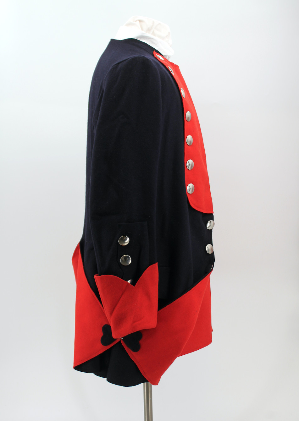 French & Indian War Blue & Red Regimental Coat Size 42 / Large