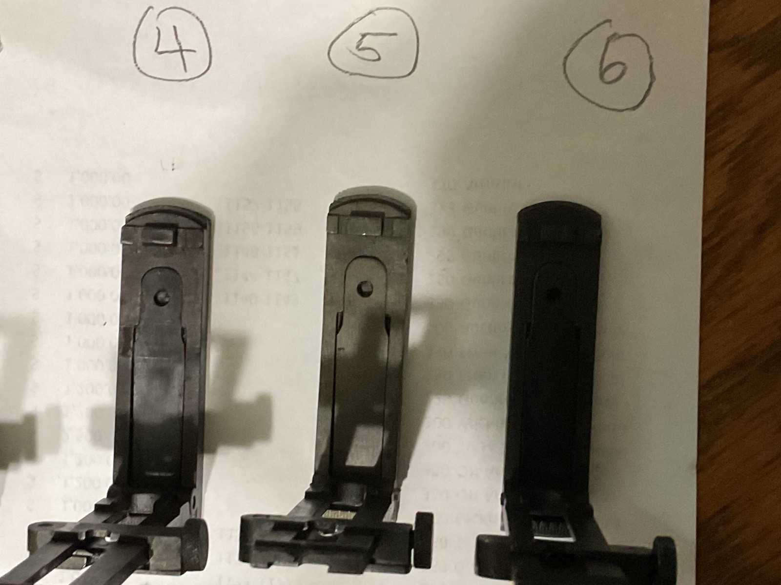 Springfield 1903 rear sight with NOS windage knob. One set only.
