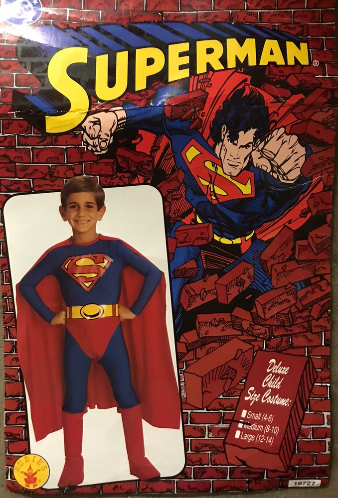 Superman Costume Child Size Med