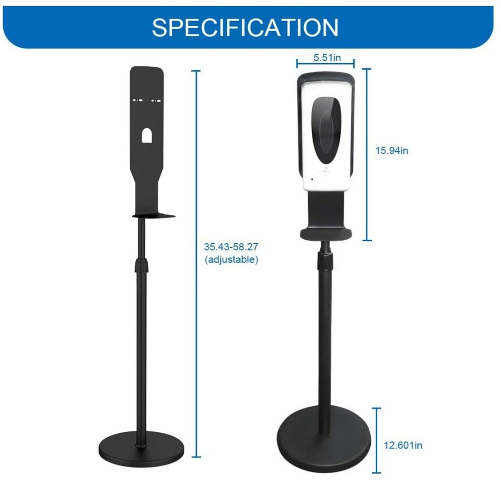 KCCCT Automatic Hand Soap Dispenser w Floor Stand 1000ml