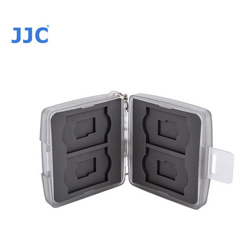 JJC MC-10D Memory Card Case fits 2 SD 2 MSD 2 SIM 2 Micro SIM 2 Nano SIM small +