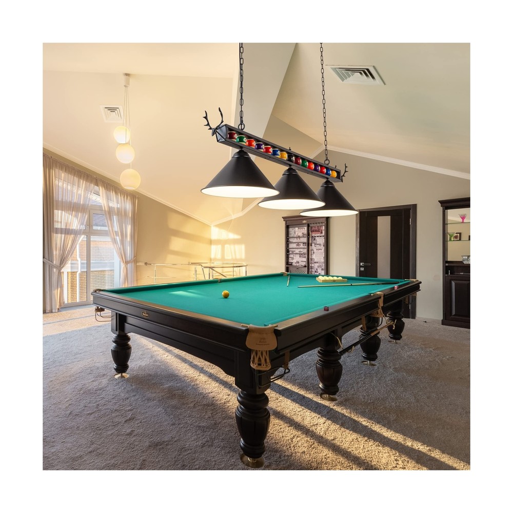 Pool Table Light, 58" Billiard Light for 7' 8' 9' Pool Table, Hanging Billiar...
