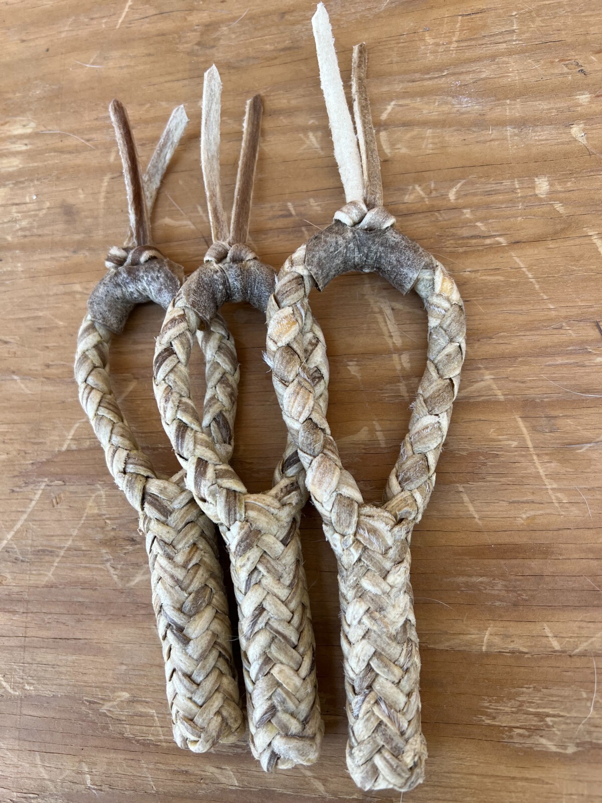 CHARRO ROPE RAWHIDE HONDO, HONDILLA DE CUERO ROSADERA SOGA CHARRA LARIAT LASSO