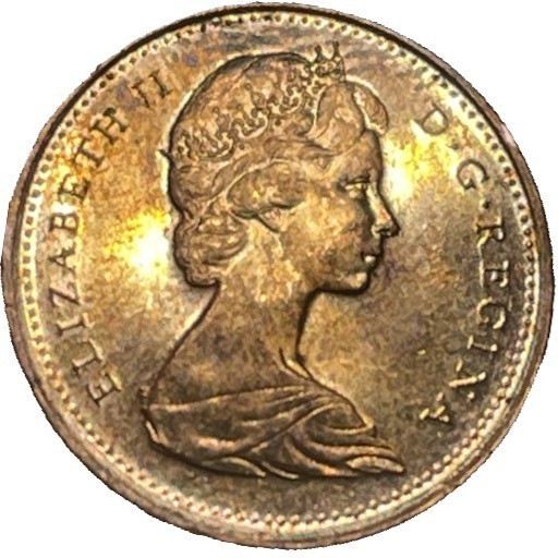 1967 Canada one cent 100 years Canada