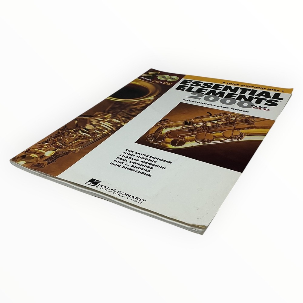 Essential Elements 2000 Plus DVD CD Tenor Saxophone Book 1 Hal Leonard 2004